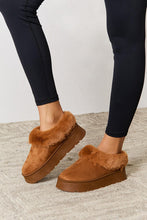 Load image into Gallery viewer, Furry Chunky Platform Ankle Boots