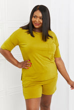 Load image into Gallery viewer, In The Moment Lounge Set in Olive Mustard