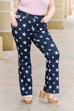 Load image into Gallery viewer, Judy Blue Janelle High Waist Star Print Flare Jeans