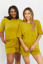 Load image into Gallery viewer, In The Moment Lounge Set in Olive Mustard