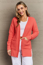 Load image into Gallery viewer, Cozy Full Size Waffle Knit Cardigan