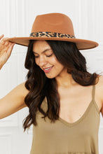 Load image into Gallery viewer, In The Wild Leopard Detail Fedora Hat