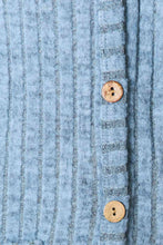 Load image into Gallery viewer, Ribbed Button-Up Cardigan with Pockets