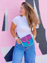 Load image into Gallery viewer, Leather and Hair on Hide Crossbody Bag Purse