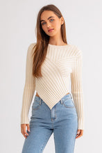 Load image into Gallery viewer, Asymmetrical Hem Sweater Top
