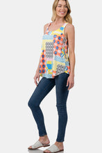 Load image into Gallery viewer, Printed Round Neck Curved Hem Tank
