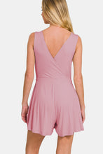 Load image into Gallery viewer, Surplice Neckline Sleeveless Romper
