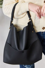 Load image into Gallery viewer, Vegan Leather Handbag with Pouch
