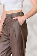 Load image into Gallery viewer, Leather Straight Pants
