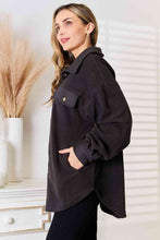 Load image into Gallery viewer, Cozy Girl Full Size Button Down Shacket
