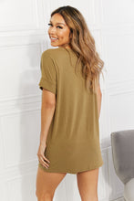 Load image into Gallery viewer, Morning Coffee V-Neck Top &amp; Shorts Lounge Set
