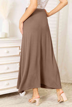 Load image into Gallery viewer, Soft Rayon Drawstring Waist Maxi Skirt
