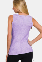 Load image into Gallery viewer, Ribbed Round Neck Tank
